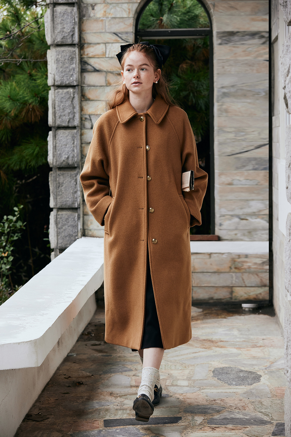 Wool Padded Button Coat_CA